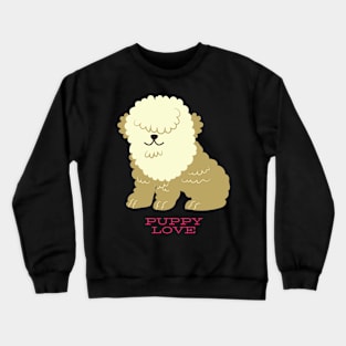 Valentine's Day Puppy Love Cute Gift for Dog Lovers Crewneck Sweatshirt